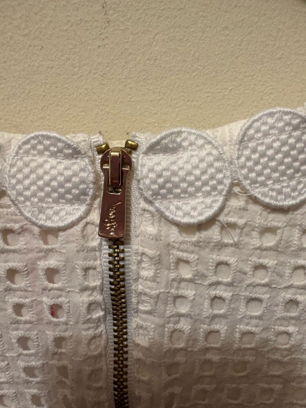 Lilly Pulitzer Jennifer eyelet shift dress white size 4 - Picture 11 of 13
